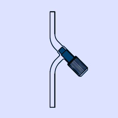 PTFE Needle Valve Stopcock, Straight