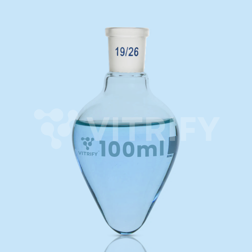 PEAR SHAPED FLASK (With Single Neck)
