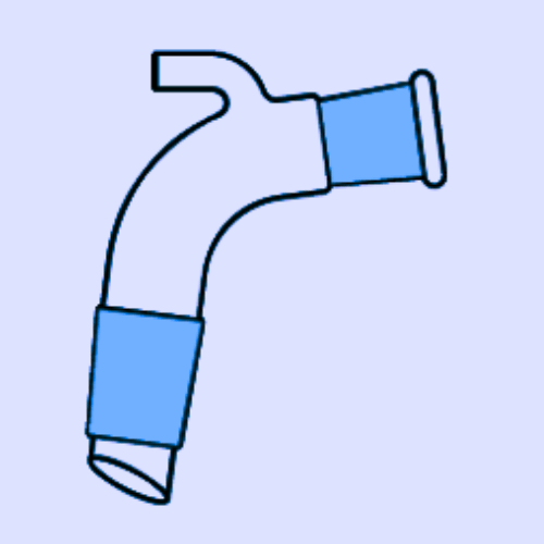 RECEIVER ADAPTERS (Bent with Vent)