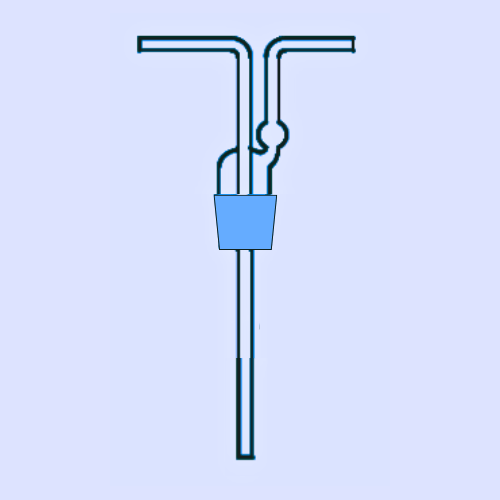 HEAD FOR GAS WASHING BOTTLE
