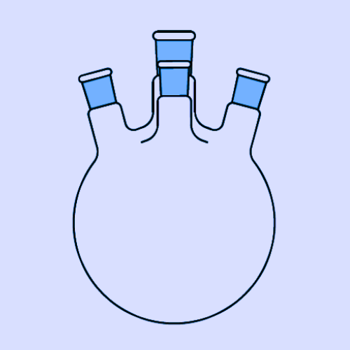 ROUND BOTTOM FLASK (4 Neck, Angular)