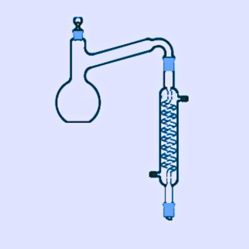 DISTILLING APPARATUS (With Graham Condenser, Interchangeable Joints and Stopper)
