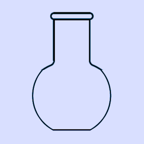 FLAT BOTTOM FLASK (Wide Neck)
