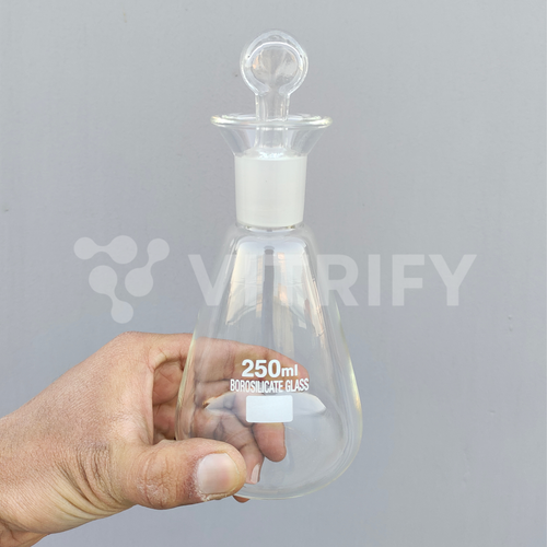 IODINE FLASK (With Funnel Shaped Cup & Stopper)