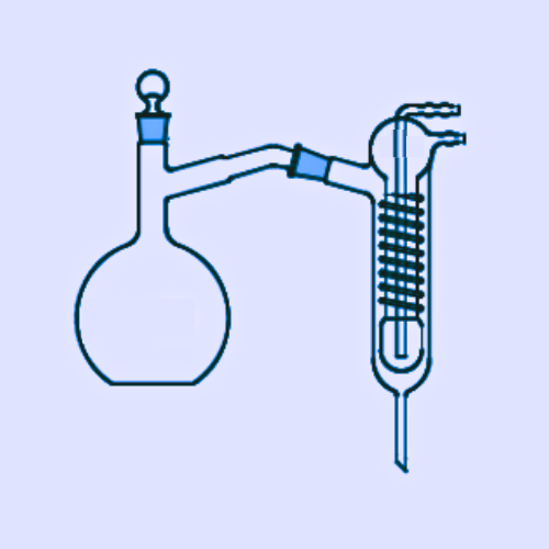 DISTILLING APPARATUS (with Friedrichs Condenser, Interchangeable Joint and Stopper)