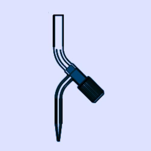 PTFE Needle Valve Stopcock (for Burette)