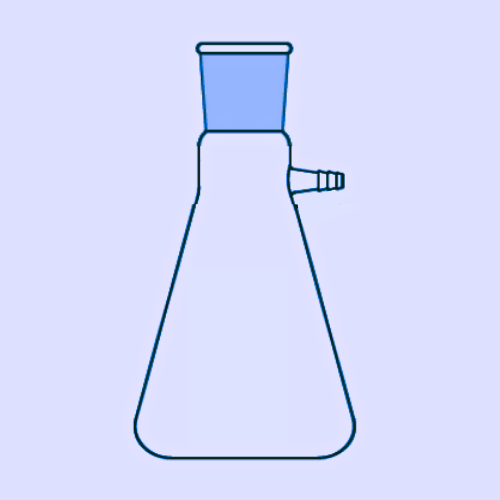 BUCHNER FILTER FLASK (With Glass Connector & Socket)