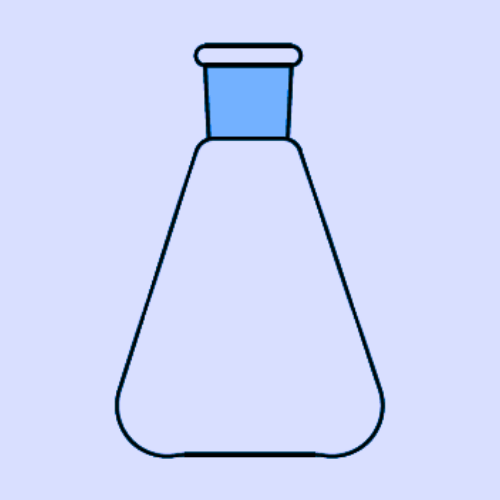 ERLENMEYER CONICAL FLASK (With Joint), ASTM SIZE