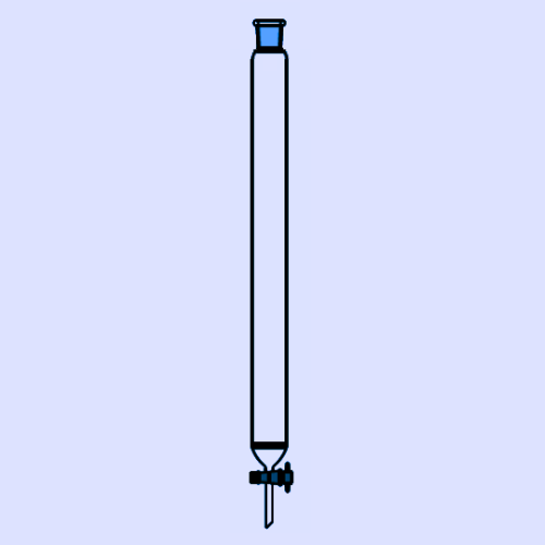 Chromatography Column (With Joint Fritted Disc and PTFE Key Stopcock)