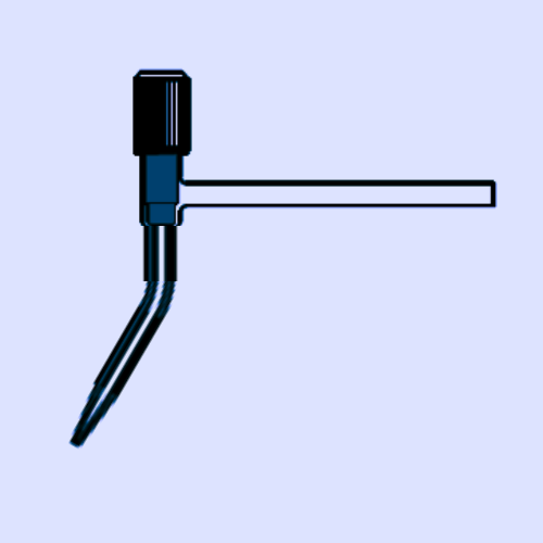 PTFE Needle Valve Stopcock for Automatic Burette