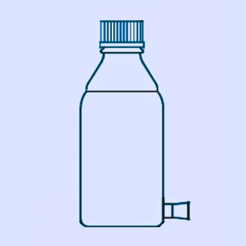 ASPIRATOR BOTTLE (With Socket & GL 45 Screw Cap)